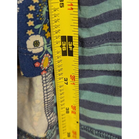 Matilda Jane Walkabout Blue Striped Dress With Floral Insets Size S - Picture 6 of 7